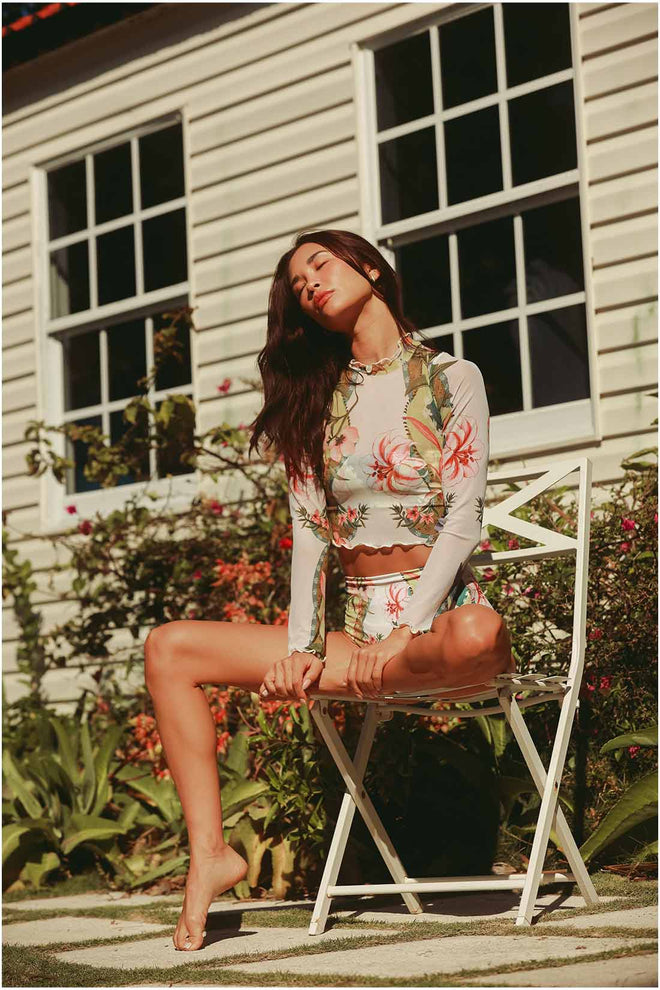 Ola Azul Emily Garden Top
