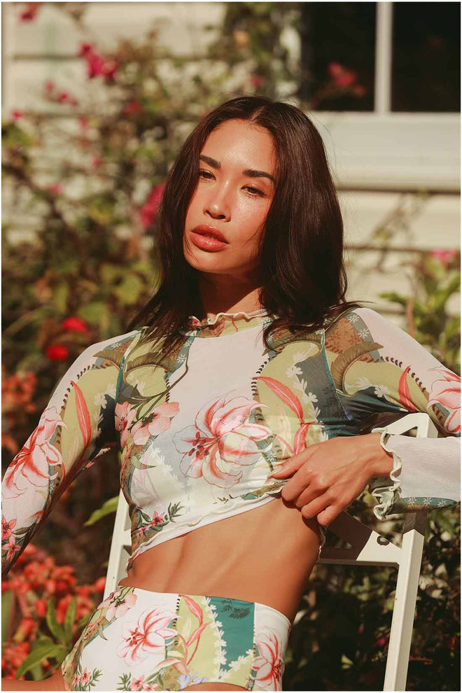 Ola Azul Emily Garden Top