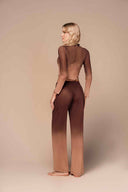 Ola Azul Emily Violet Umber Pants Set back
