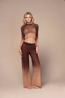 Ola Azul Emily Violet Umber Pants Set front