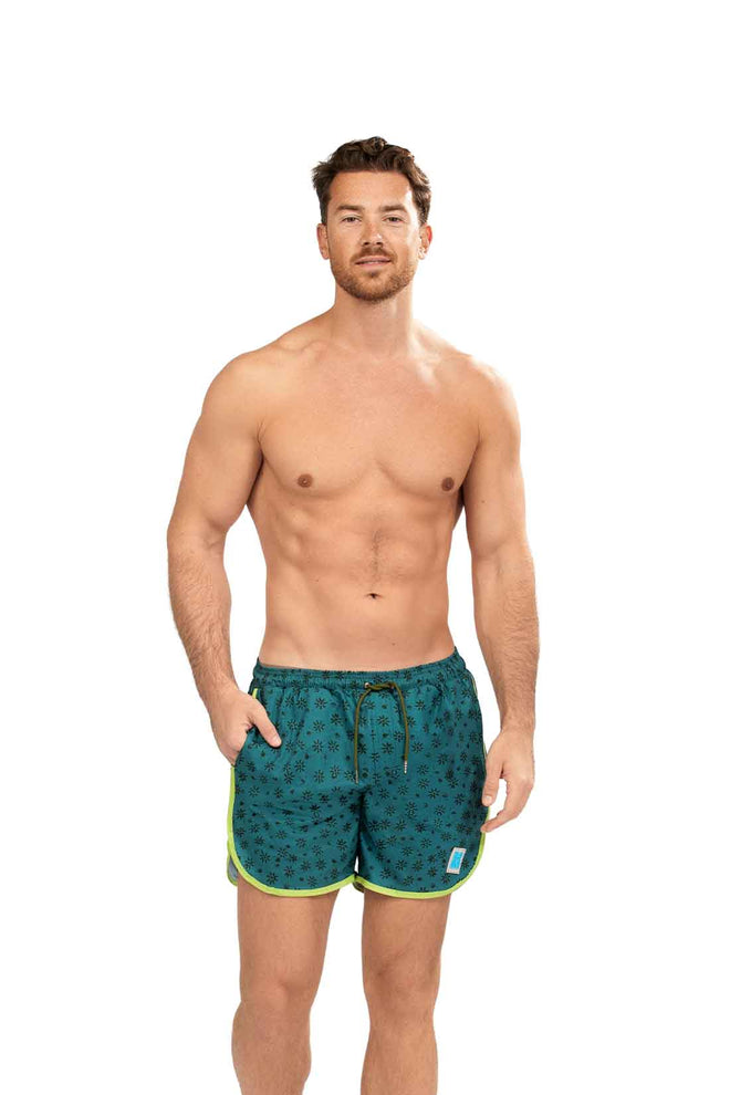 Ola Azul Jack Garden Swimtrunk front