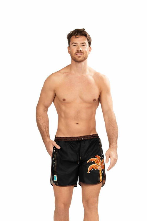 Ola Azul Jack Tribal Swimtrunk front