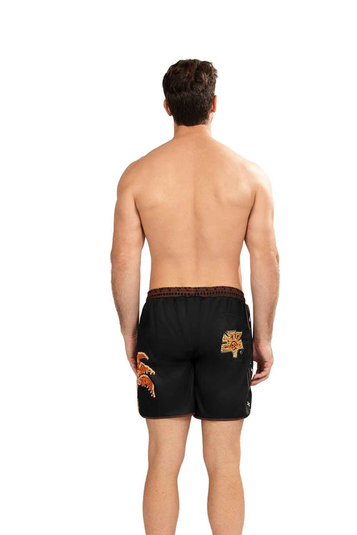 Ola Azul Jack Tribal Swimtrunk back
