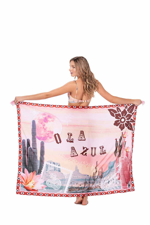Ola Azul Julia Desert Pareo open