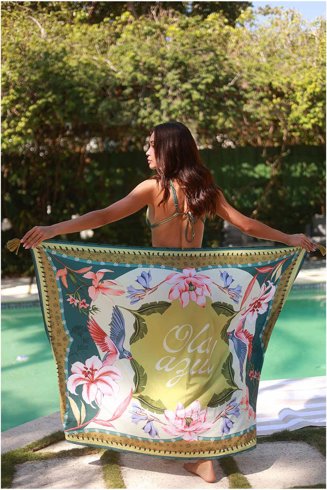 Ola Azul Julia Garden Pareo