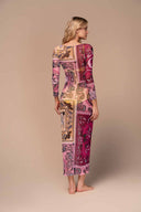 Ola Azul Kate Oasis Maxi Dress back 