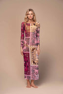 Ola Azul Kate Oasis Maxi Dress front