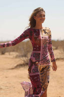 Ola Azul Kate Oasis Maxi Dress