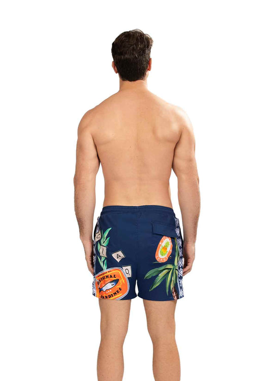 Ola Azul Leo Manarola Swimtrunk back