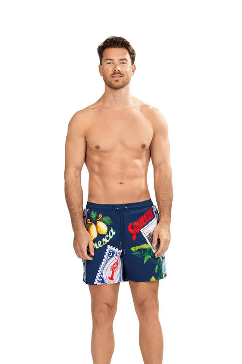 Ola Azul Leo Manarola Swimtrunk front