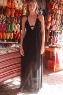 Ola Azul Lilly Ash Maxi Dress