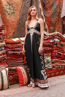 Ola Azul Lilly Tribal Maxi Dress