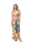 Ola Azul Mariah Garden Maxi Dress