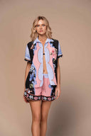 Ola Azul Noah Harper Bloom Shorts Set front