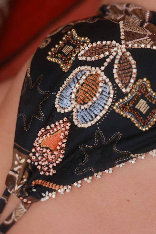 Ola Azul Rita Kenya Tribal Bikini Set detail