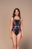 Ola Azul Tessa Bloom One Piece front