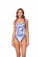 Ola Azul Tessa Havana One Piece front
