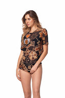 Ola Azul Tiff Tribal Shirt front
