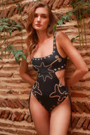 Ola Azul Tristan Tribal One Piece