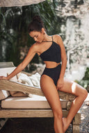 Ola Azul Virginia Coal One Piece side