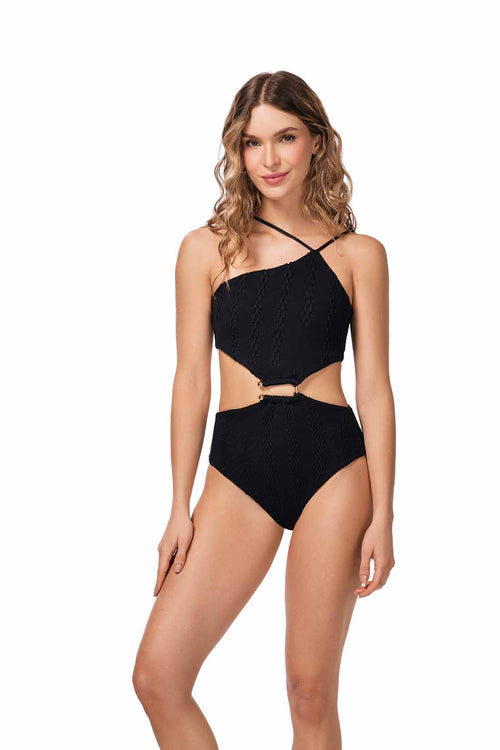 Ola Azul Virginia Coal One Piece front
