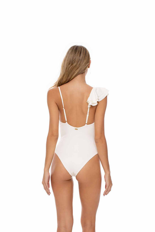 Milonga Marfil Ruffle One Piece back