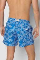 Palmees Blue Palms Printed Swim Trunk back