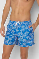 Palmees Blue Palms Printed Swim Trunk front