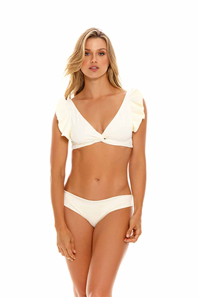 Milonga Marfil Ruffle Bikini Set