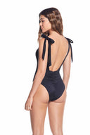 PHAX Black Color Mix One Piece back