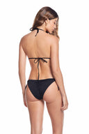 PHAX Black Color Mix Triangle Bikini Set back