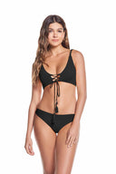 PHAX Black Color Mix Bikini Set