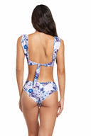 PHAX Fresh Roses Twist Front Bikini Set back
