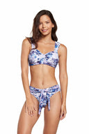 PHAX Fresh Roses Twist Front Bikini Set