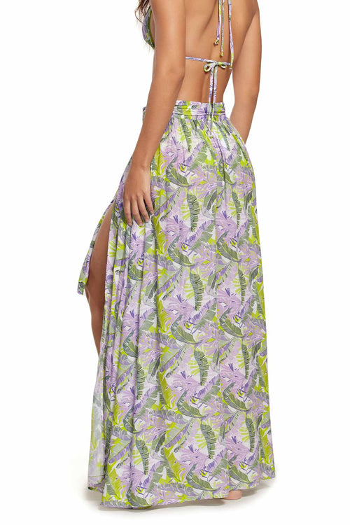 PHAX Nature Palm Maxi Skirt back