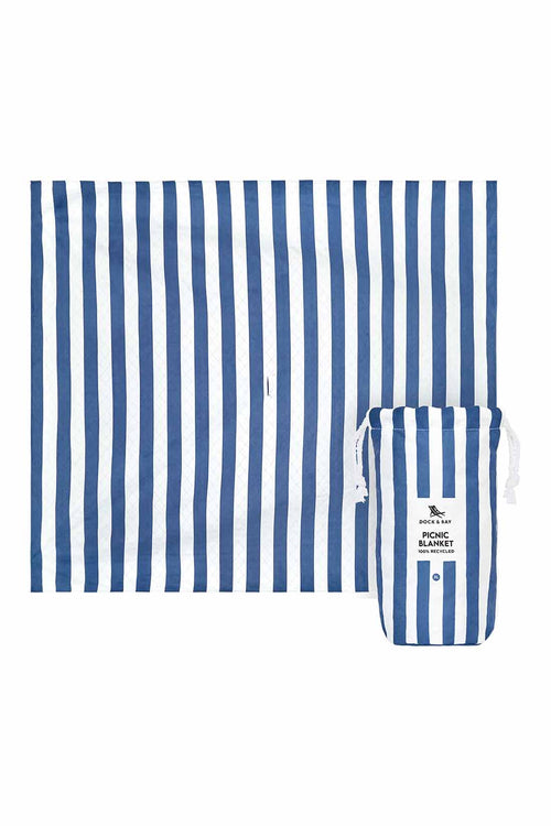Dock and Bay Whitsunday Blue XL Picnic Blanket