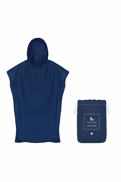 Dock and Bay Classic Yosemite Navy Hooded Towel