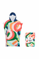 Dock and Bay Fruit Loops Poncho detail