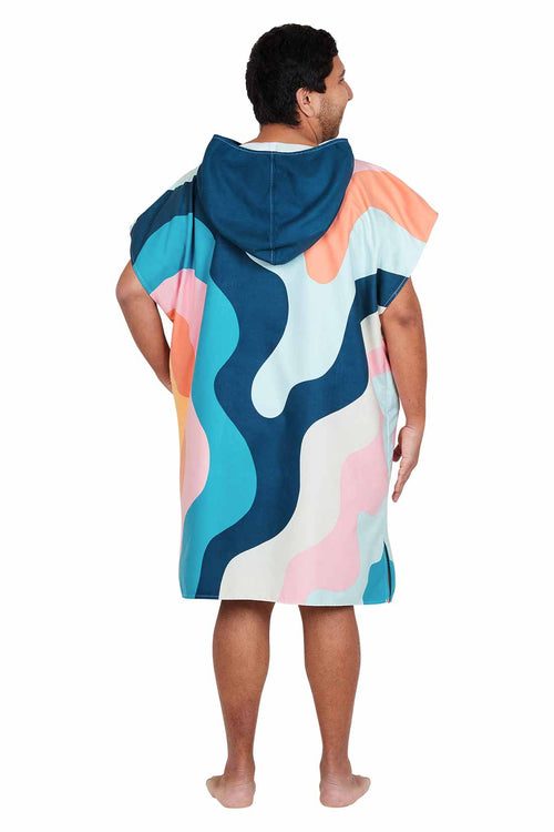 Dock and Bay Get Wavy Hooded Towel back