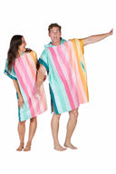 Dock and Bay Coastal Candy Poncho front