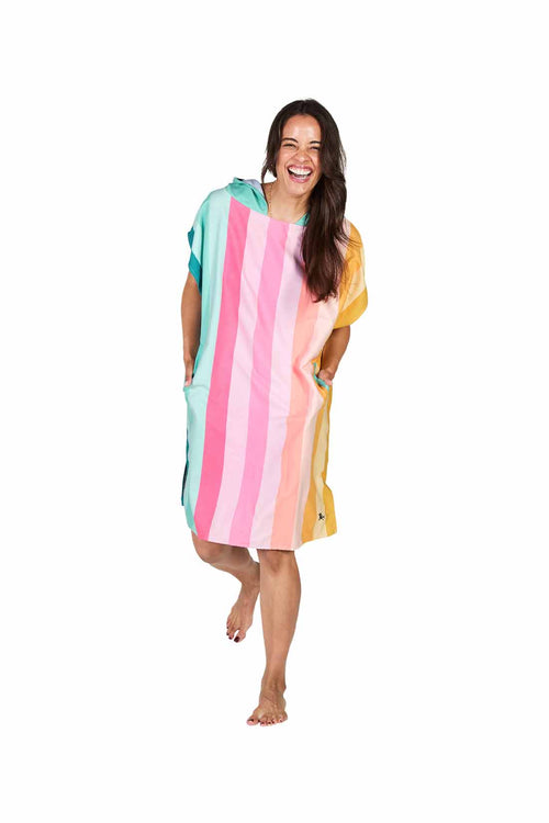 Dock and Bay Coastal Candy Poncho
