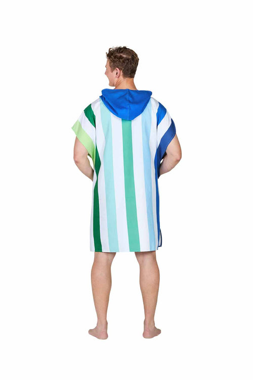 Dock and Bay Lazy River Poncho back