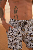 Maaji Daisy Floral Sailor Swim Trunk details