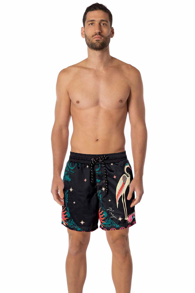 Maaji Flamingo Night Sailor Swimtrunk