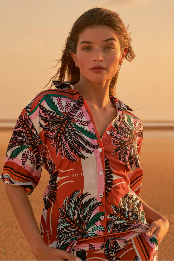 Maaji Eclectic Palms Saona Shirt