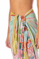 Maaji Mint Sunset Isla Sarong detail
