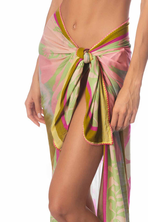 Maaji Pastel Swirl Isla Sarong details