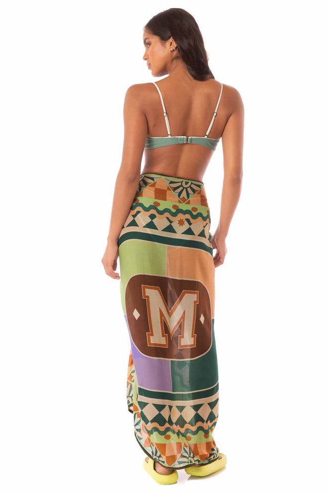 Maaji Maajic Chess Isla Sarong back