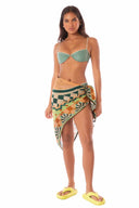 Maaji Maajic Chess Isla Sarong skirt