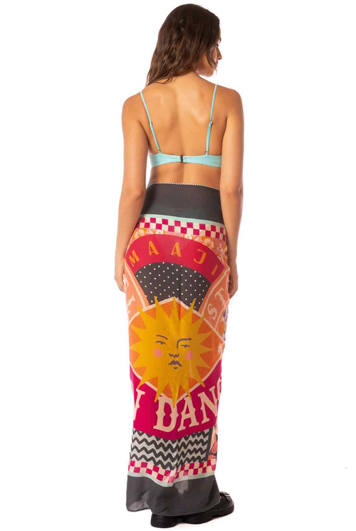 Maaji Sundance Pink Isla Pareo back